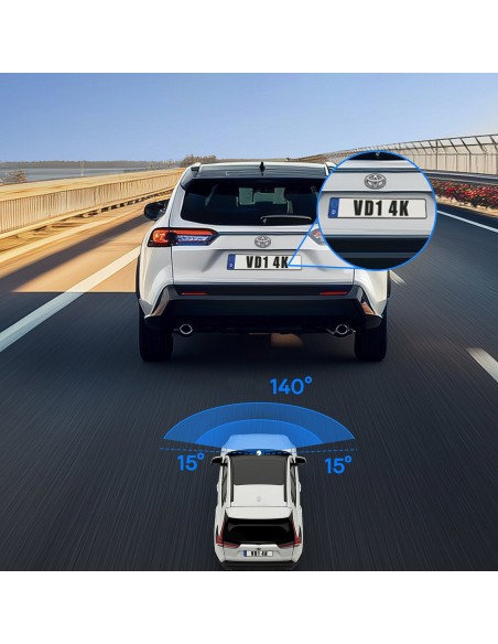 
„PrimeTrip VD1 Pro“ GPS 4K automobilio vaizdo registratorius – juodas
