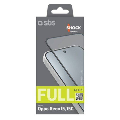 
Grūdintas stiklas Oppo Reno 15 Full Cover telefonui
