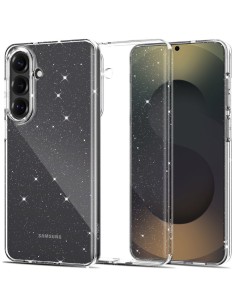 
„Samsung Galaxy S26 FlexAir“ dėklas – skaidrus blizgučiais
