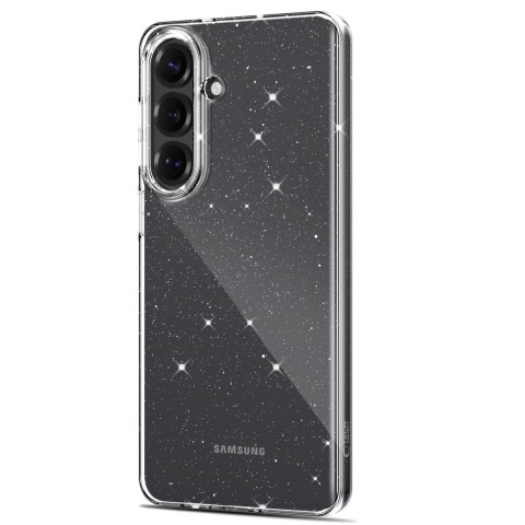 
„Samsung Galaxy S26 FlexAir“ dėklas – skaidrus blizgučiais
