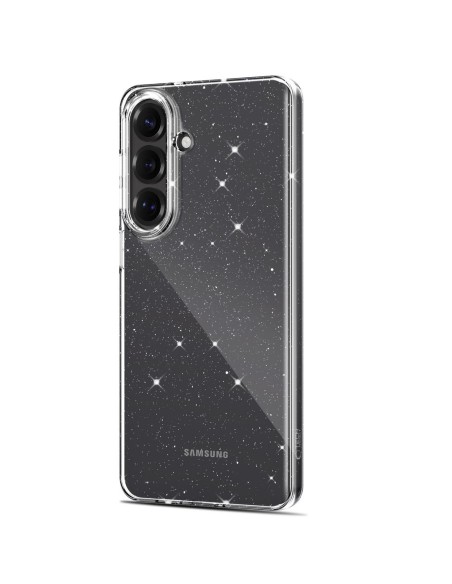 
„Samsung Galaxy S26 FlexAir“ dėklas – skaidrus blizgučiais

