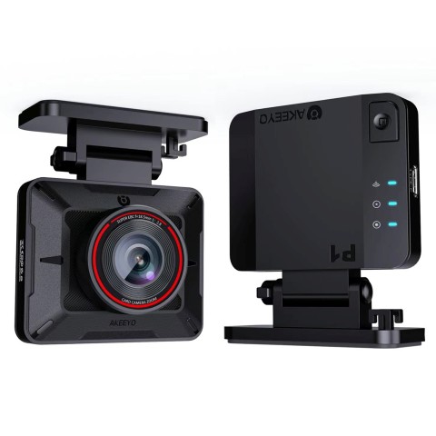 
P1 „FullHD“ 30 kadrų per sekundę vaizdo registratorius automobiliui – juodas
