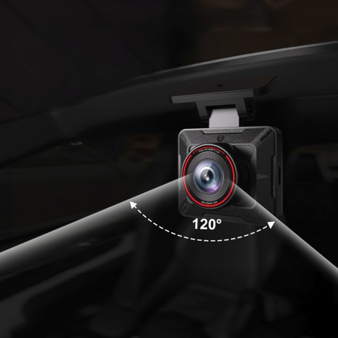 
P1 „FullHD“ 30 kadrų per sekundę vaizdo registratorius automobiliui – juodas
