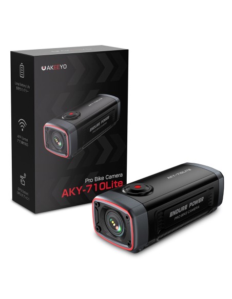 
710 Lite 1080P sportinė dviračio kamera ant vairo – juoda
