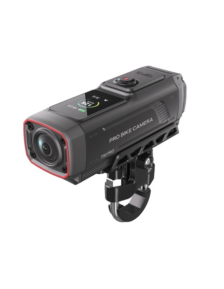 
4K sportinė kamera vaizdo įrašymo įrenginiui, skirta motociklui su vairu ir motociklui „730Pro“ – juoda
