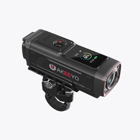 
4K sportinė kamera vaizdo įrašymo įrenginiui, skirta motociklui su vairu ir motociklui „730Pro“ – juoda
