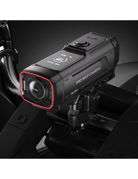 
4K sportinė kamera vaizdo įrašymo įrenginiui, skirta motociklui su vairu ir motociklui „730Pro“ – juoda
