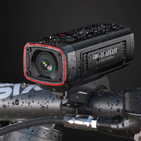 
AKY-710S 4K motociklo vairo sportinė kamera vaizdo įrašymo įrenginiui - juoda
