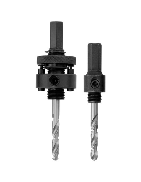 Dviejų metalų grąžtų rinkinys su adapteriais 12 vnt + Dėklas Dviejų metalų grąžtų rinkinys su adapteriais 12 vnt + Dėklas