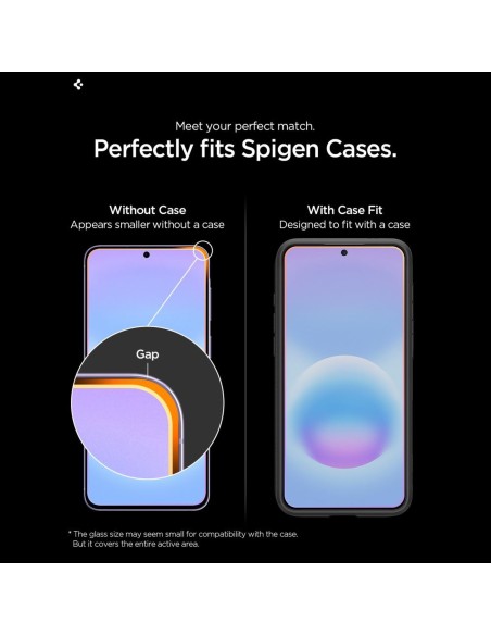 
Grūdintas stiklas, skirtas „Samsung Galaxy A57 5G Glas.tR EZ Fit Pro“ - 2 vnt.

