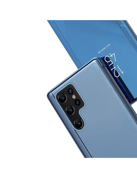 
„Samsung S24 Ultra Clear View“ dėklas – mėlynas
