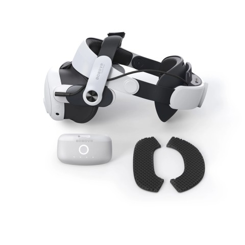 
M3 Pro dirželis „Meta Quest 3 VR“ ausinėms su B2 baterija – baltas ir juodas
