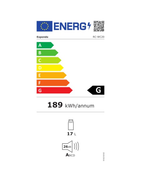 Vyno gaminimo šaldytuvas vyno šaldytuvas 6 buteliams LED 17 l juodas