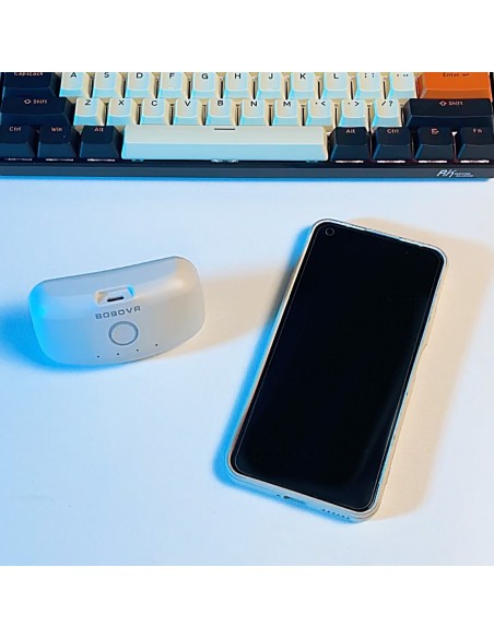 
Išorinė baterija B2, skirta BoboVR M1 / M2 / M3 galvos juostoms, 5200mAh - balta
