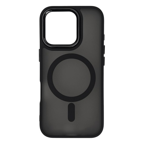 
„iPhone 16 Pro Max“ magnetinis „MagSafe“ dėklas – juodas
