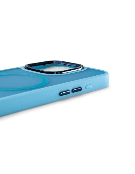 
„iPhone 16“ dėklas su magnetine kolekcija „MagSafe“ – šviesiai mėlynas
