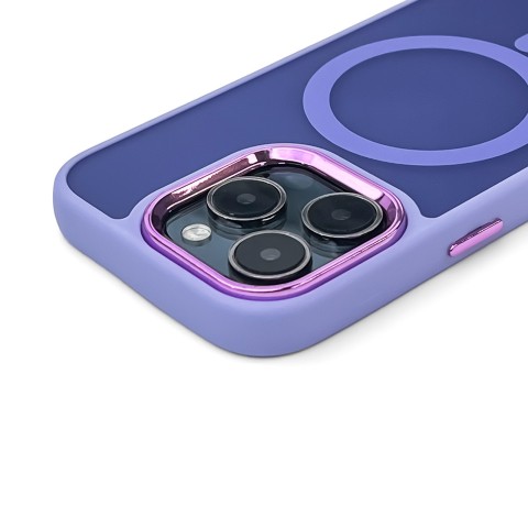 
„iPhone 16 Pro“ magnetinis „MagSafe“ dėklas – violetinis
