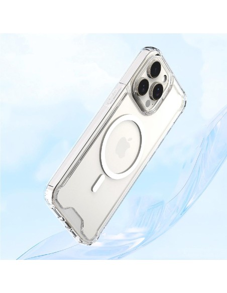 
„iPhone 16 Pro“ skaidrus kampinis dėklas „MagSafe“ – permatomas
