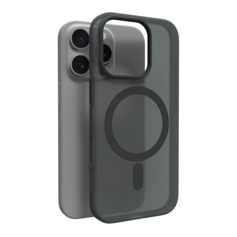 
„Puro Daylight MagSafe“ silikoninis dėklas, skirtas „iPhone 16 Pro“ – juodas
