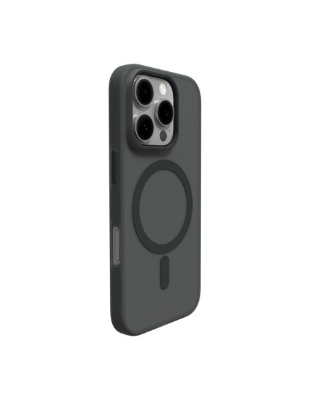 
„Puro Daylight MagSafe“ silikoninis dėklas, skirtas „iPhone 16 Pro“ – juodas
