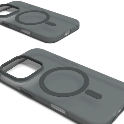 
„Puro Daylight MagSafe“ silikoninis dėklas, skirtas „iPhone 16 Pro“ – juodas
