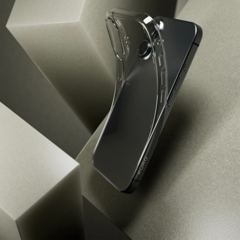 
Silikoninis dėklas, skirtas iPhone 16 Puro 03 Nude - skaidrus
