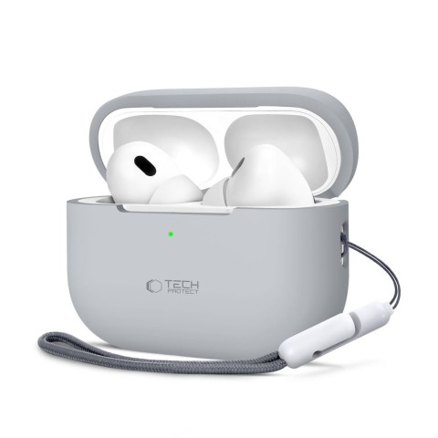 
„Apple AirPods Pro 1/ 2“ silikoninis dėklas – pilkas
