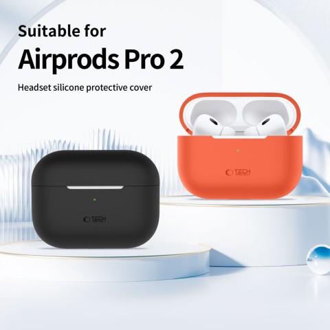 
„Apple AirPods Pro 1/ 2“ silikoninis dėklas – pilkas
