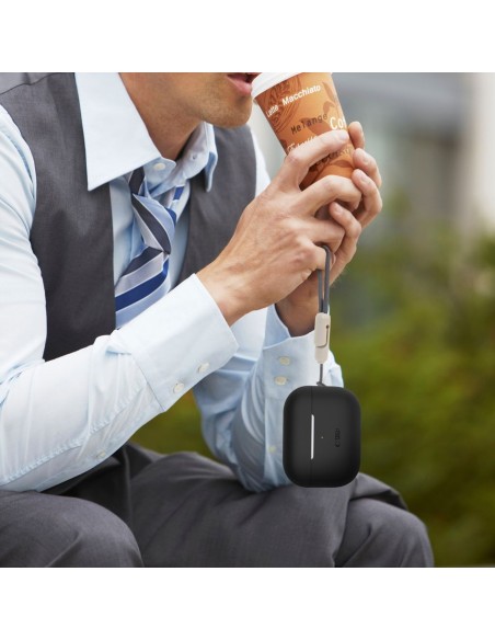 
„Apple AirPods Pro 1/ 2“ silikoninis dėklas – pilkas

