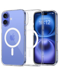 
„iPhone 16 FlexAir MagSafe“ dėklas – permatomas
