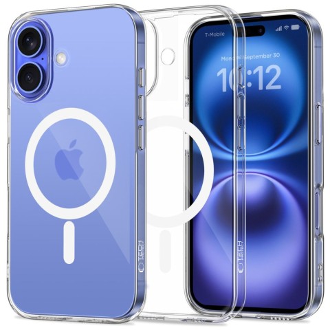 
„iPhone 16 FlexAir MagSafe“ dėklas – permatomas
