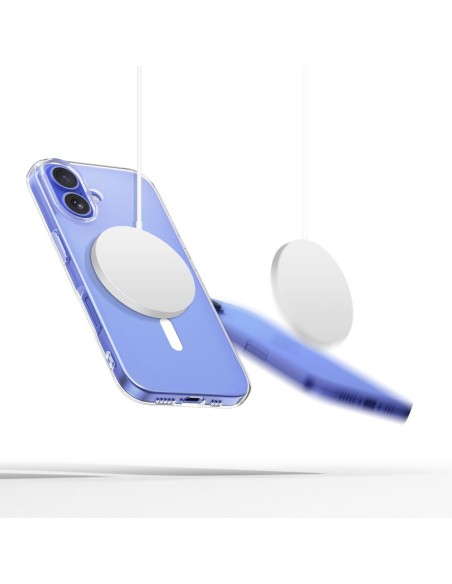 
„iPhone 16 FlexAir MagSafe“ dėklas – permatomas
