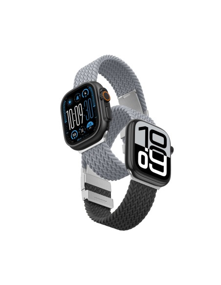 
2 „Apple Watch“ dirželių (45/ 46/ 49 mm) rinkinys – pilkai juoda / pilka
