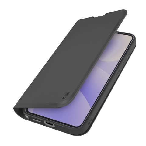 
Samsung Galaxy S26 Ultra dėklas su pinigine ir atverčiamu dangteliu – juodas
