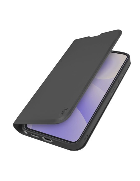 
Samsung Galaxy S26 Ultra dėklas su pinigine ir atverčiamu dangteliu – juodas
