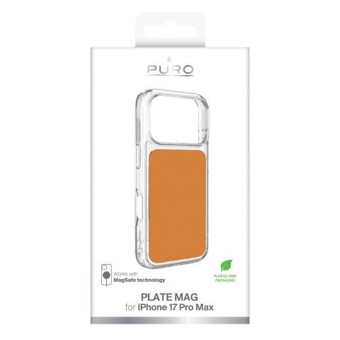 
„iPhone 17 Pro Max Plate MagSafe“ dėklas – oranžinis
