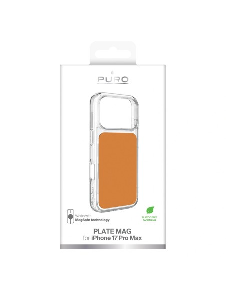 
„iPhone 17 Pro Max Plate MagSafe“ dėklas – oranžinis

