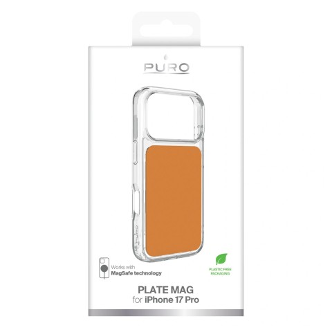 
„iPhone 17 Pro Plate Mag MagSafe“ dėklas – oranžinis
