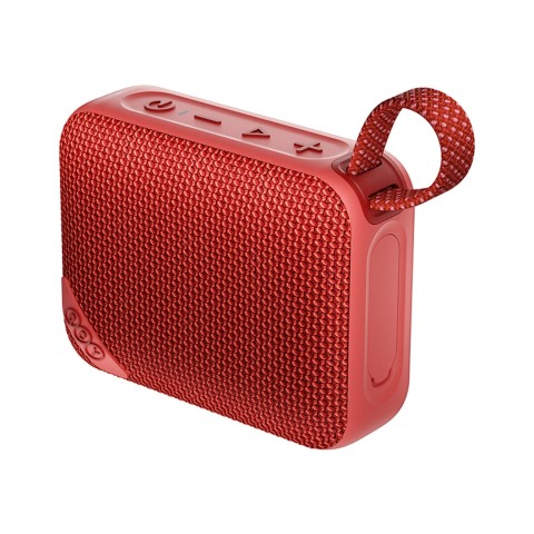 
Belaidė „Bluetooth“ kolonėlė su RGB foniniu apšvietimu IP67 – raudona
