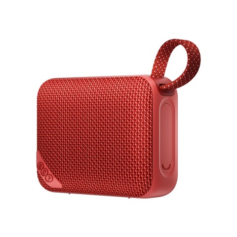 
Belaidė „Bluetooth“ kolonėlė su RGB foniniu apšvietimu IP67 – raudona
