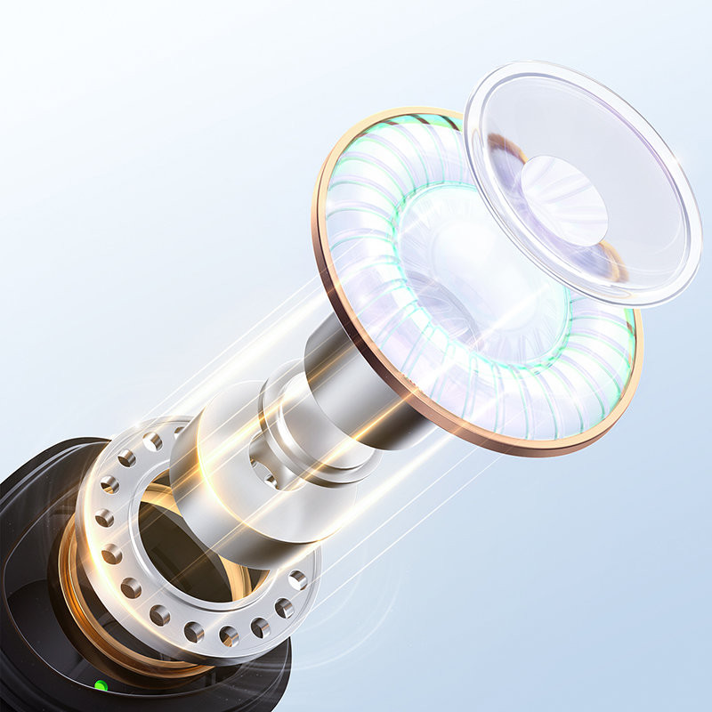 Belaidės ausinės TWS Bluetooth 5.1 300mAh juodos