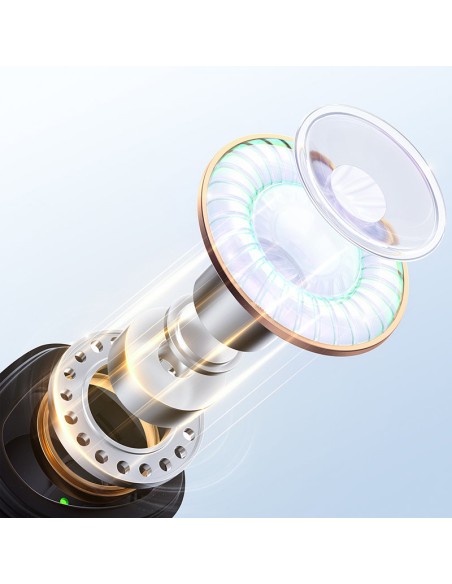 Belaidės ausinės TWS Bluetooth 5.1 300mAh juodos