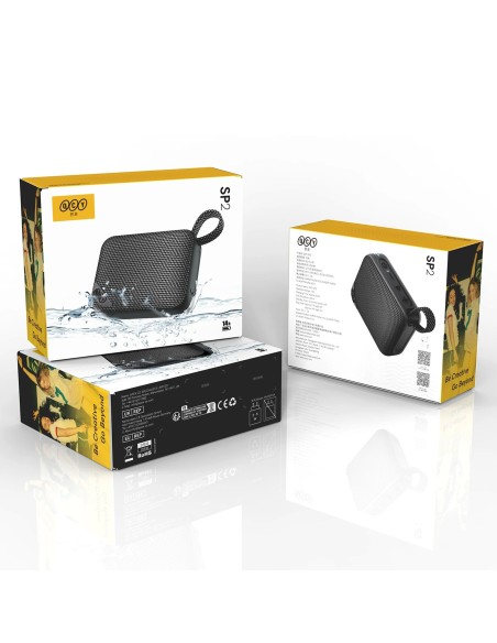 
Belaidė „Bluetooth“ kolonėlė su RGB foniniu apšvietimu IP67 - juoda
