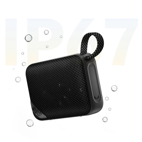 
Belaidė „Bluetooth“ kolonėlė su RGB foniniu apšvietimu IP67 - juoda
