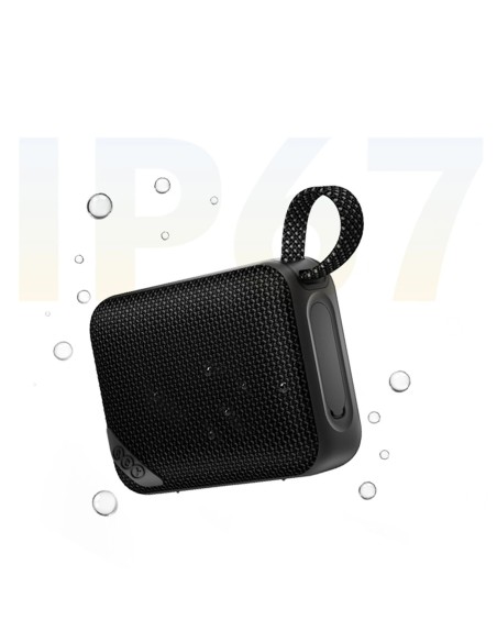
Belaidė „Bluetooth“ kolonėlė su RGB foniniu apšvietimu IP67 - juoda
