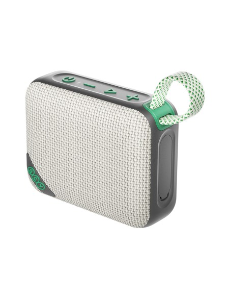 
Belaidė „Bluetooth“ kolonėlė su RGB foniniu apšvietimu, IP67, pilkai žalia
