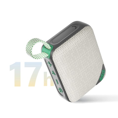 
Belaidė „Bluetooth“ kolonėlė su RGB foniniu apšvietimu, IP67, pilkai žalia
