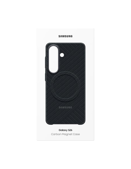 
„Samsung Galaxy S26“ „Samsung Carbon“ magnetinis dėklas „MagSafe“ – juodas
