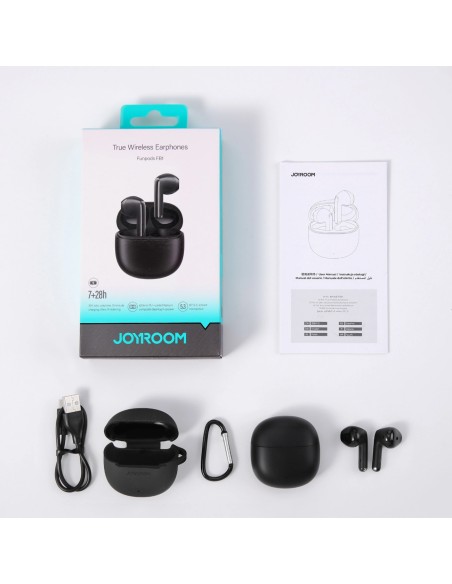 
TWS belaidės „Bluetooth“ ausinės - juodos
