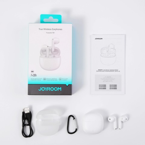 
TWS belaidės „Bluetooth“ ausinės - baltos
